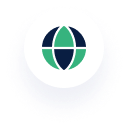 green-and-blue-round shaped icon